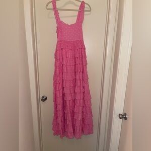 Hot pink cherry love shack fancy dress